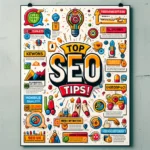 cartel de los mejores tips de seo